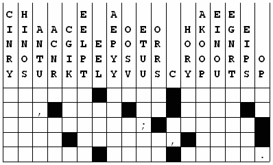 A       letter-drop puzzle