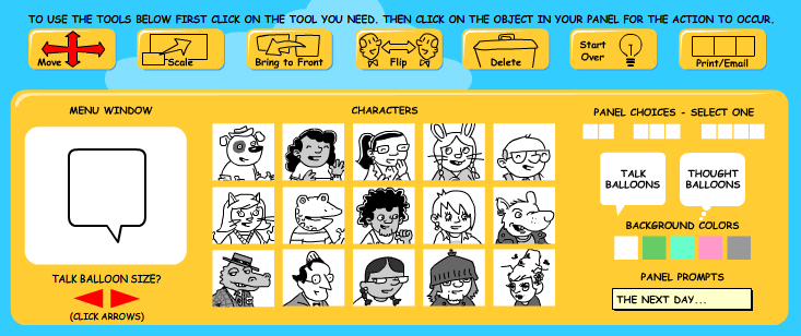 Tools at MakeBeliefComix