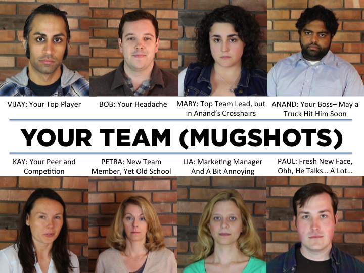 Pictures of your 8 team members